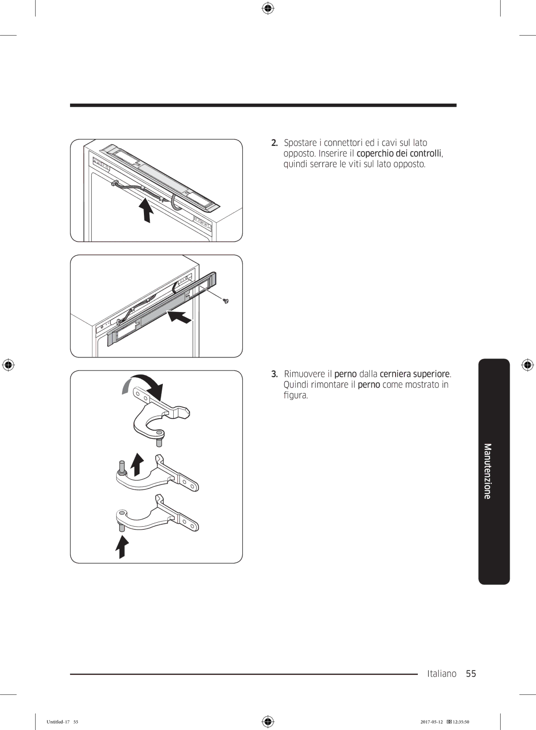 Samsung RR39M7000WW/EF, RR39M7000SA/EF, RR39M7200SA/EF, RR39M7200WW/EF, RR39M7110S9/ES, RR39M7000WW/ES manual Italiano  